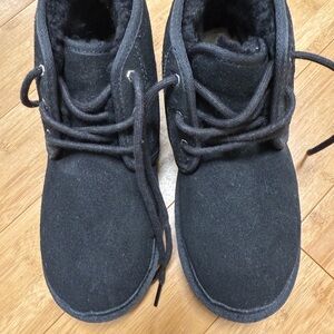 UGG Black Suede Ankle Boots